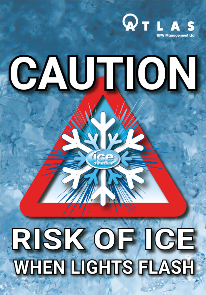 Ice Warning Sign - Atlas