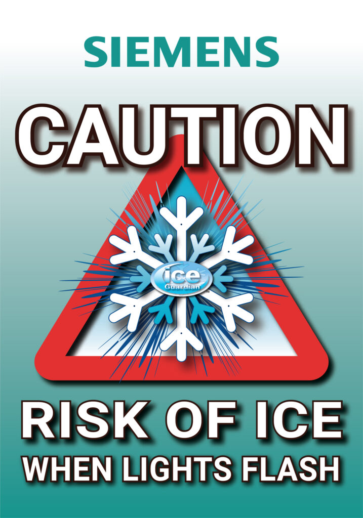 Ice Warning Sign - Siemens 