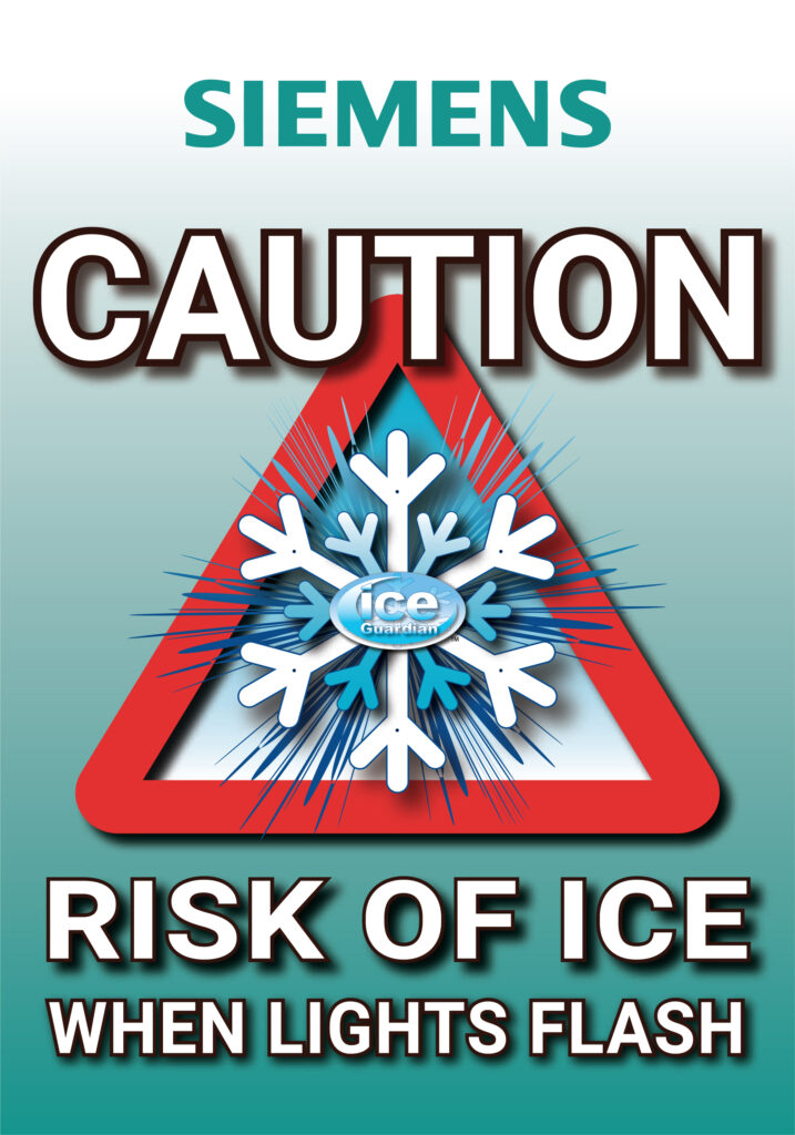 Ice Warning Sign - Siemens