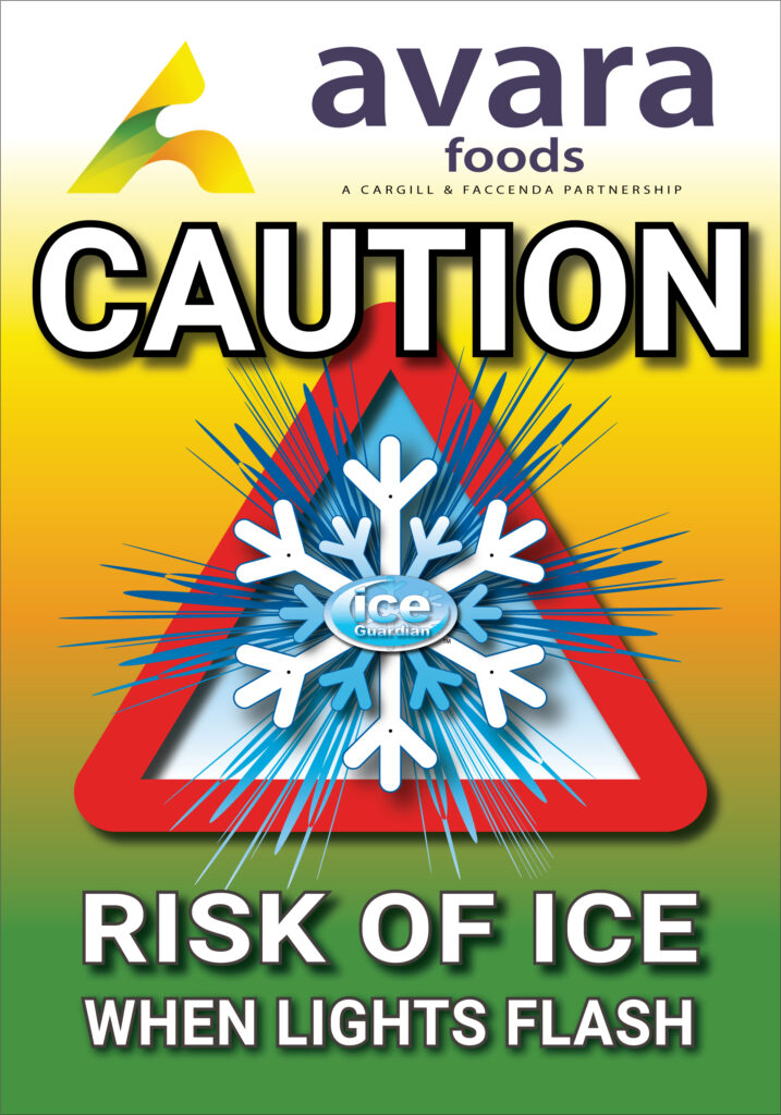 Ice Warning Sign - Avara